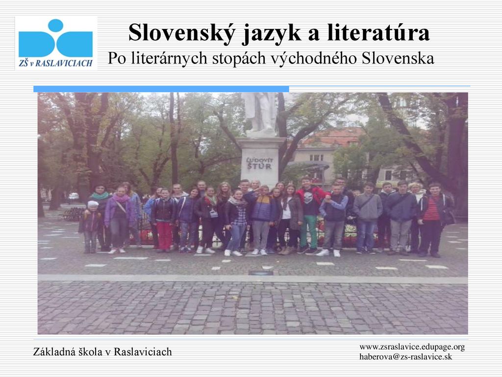 Slovensk Jazyk A Literat Ra Ppt St Hnout